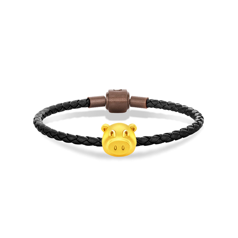 จิวเวลรี่ทอง ชาร์มทอง หมูนักษัตร ปีกุล ปีนักษัตรจีน สัตว์น่ารัก ด้านหน้า Pandora ทองแท้ ทอง999 ทอง24K