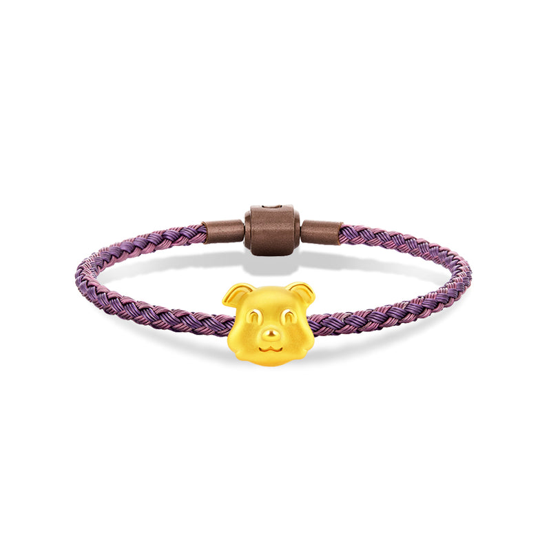 จิวเวลรี่ทอง ชาร์มทอง หมานักษัตร ปีจอ ปีนักษัตรจีน ด้านหน้า Pandora ทองแท้ ทอง999 ทอง24K