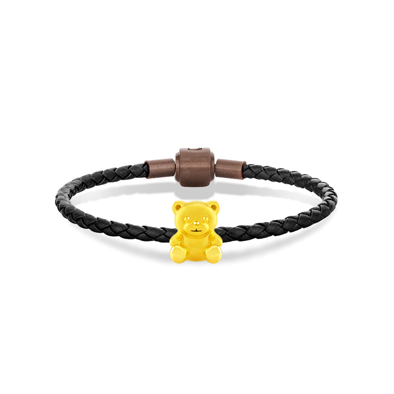 จิวเวลรี่ทอง ชาร์มทอง หมีเท็ดดี้ หมี ด้านหน้า Pandora ทองแท้ ทอง999 ทอง24K