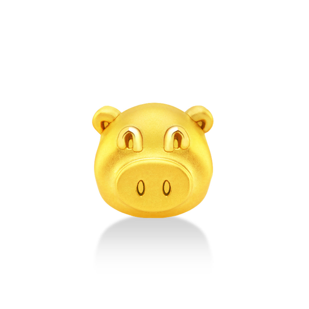 จิวเวลรี่ทอง ชาร์มทอง หมูนักษัตร ปีกุล ปีนักษัตรจีน สัตว์น่ารัก ด้านหน้า Pandora ทองแท้ ทอง999 ทอง24K