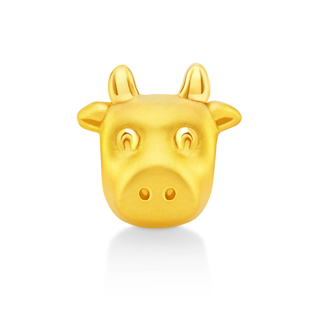 จิวเวลรี่ทอง ชาร์มทอง วัวนักษัตร ปีฉลู ปีนักษัตรจีน ด้านหน้า Pandora ทองแท้ ทอง999 ทอง24K