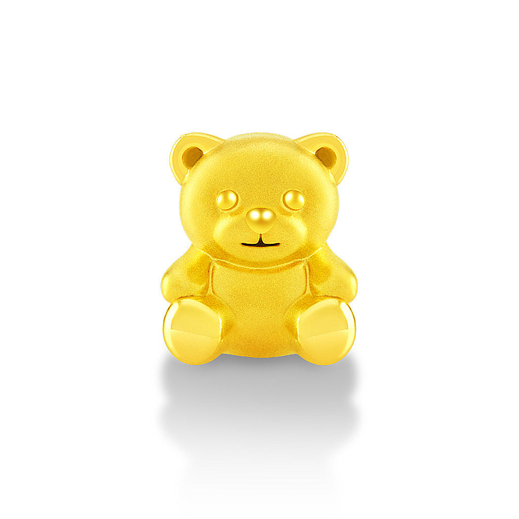 จิวเวลรี่ทอง ชาร์มทอง หมีเท็ดดี้ หมี ด้านหน้า Pandora ทองแท้ ทอง999 ทอง24K