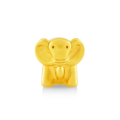 จิวเวลรี่ทอง ชาร์มทอง ช้าง ด้านหน้า Pandora ทองแท้ ทอง999 ทอง24K
