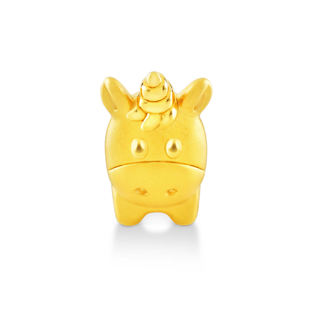 จิวเวลรี่ทอง ชาร์มทอง ยูนิคอร์น ด้านหน้า สัตว์น่ารัก Pandora ทองแท้ ทอง999 ทอง24K
