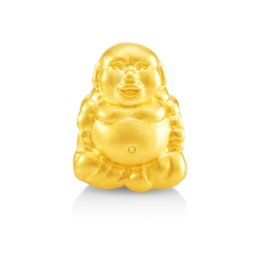 จิวเวลรี่ทอง ชาร์มทอง พระสังกัจจายน์ ด้านหน้า เครื่องราง นำโชค Pandora ทองแท้ ทอง999 ทอง24K