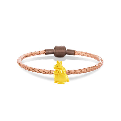 จิวเวลรี่ทอง ชาร์มทอง จิงโจ้ (แม่และเด็ก) สร้อยข้อมือสีทองแดง ของขวัญวันแม่ ของขวัญเด็กแรกเกิด Pandora ทองแท้ ทอง999 ทอง24K
