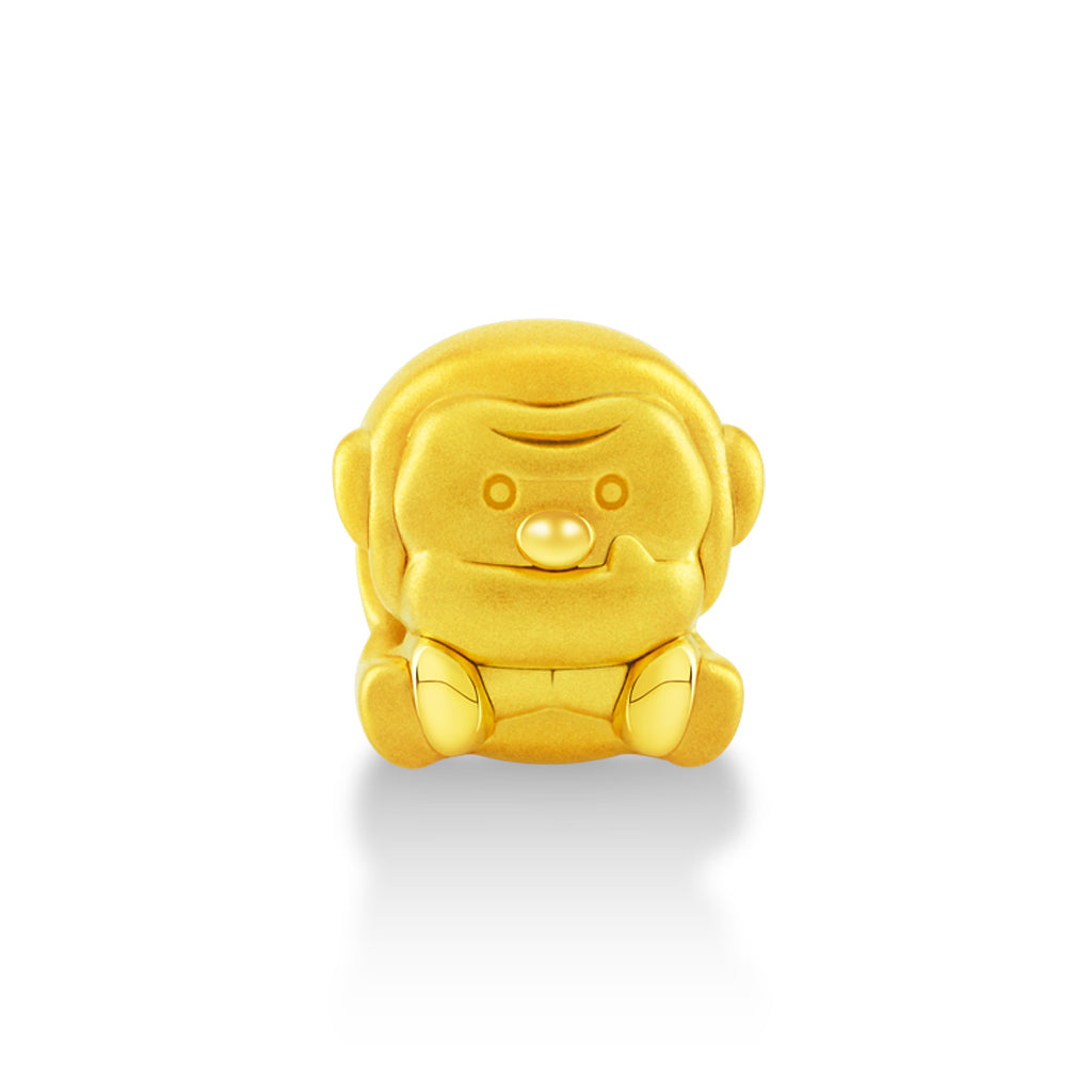 จิวเวลรี่ทอง ชาร์มทอง ลิงเอป ด้านหน้า สัตว์น่ารัก Pandora ทองแท้ ทอง999 ทอง24K