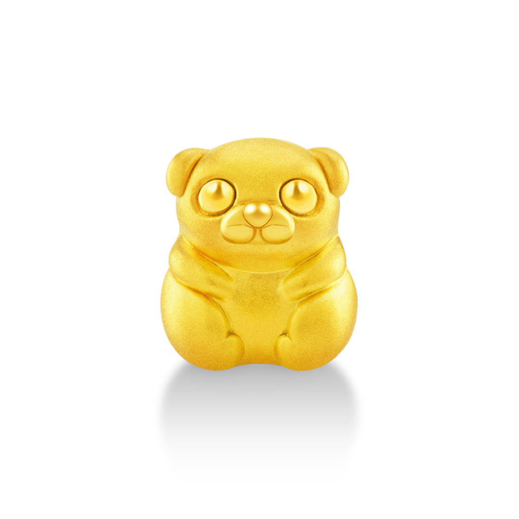 จิวเวลรี่ ชาร์มทอง ปั๊ก สัตว์น่ารัก ด้านหน้า Pandora ทองแท้ ทอง999 ทอง24K