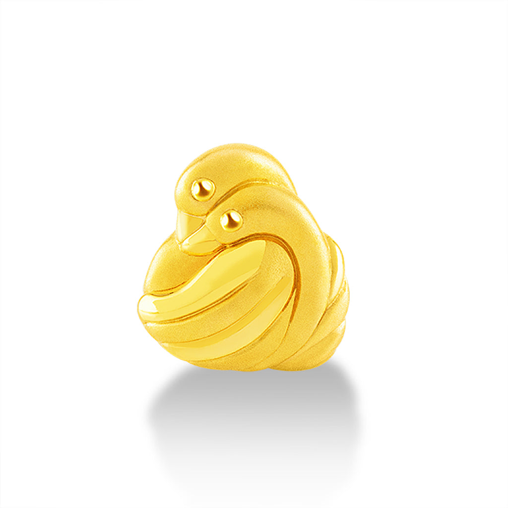 จิวเวลรี่ทอง ชาร์มทอง หงส์ สัตว์น่ารัก ด้านหน้า Pandora ทองแท้ ทอง999 ทอง24K