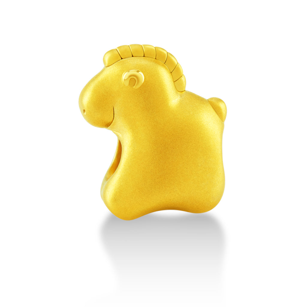 จิวเวลรี่ทอง ชาร์มทอง ม้านำโชค ด้านข้าง เครื่องราง นำโชค สัตว์น่ารัก Pandora ทองแท้ ทอง999 ทอง24K