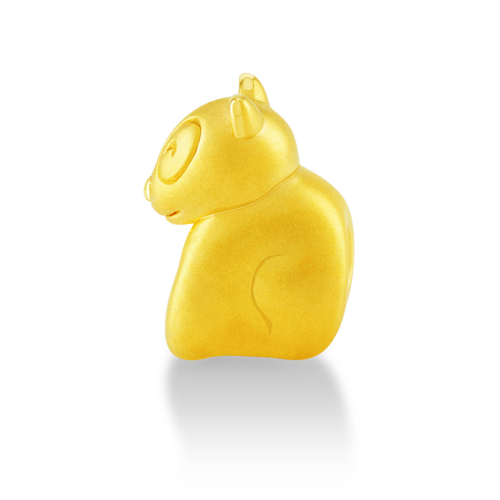 จิวเวลรี่ทอง ชาร์มทอง บูลเทอร์เรีย ด้านข้าง สัตว์น่ารัก Pandora ทองแท้ ทอง999 ทอง24K