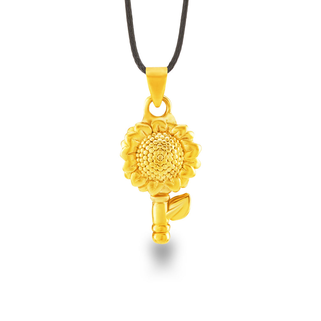 จี้ทอง กุญแจดอกทานตะวัน