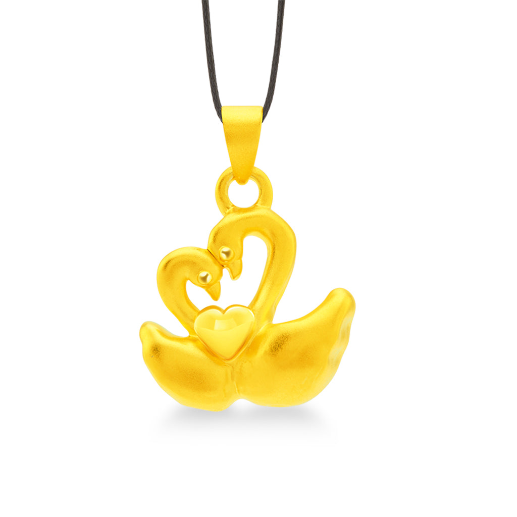 จี้ทอง หงส์คู่