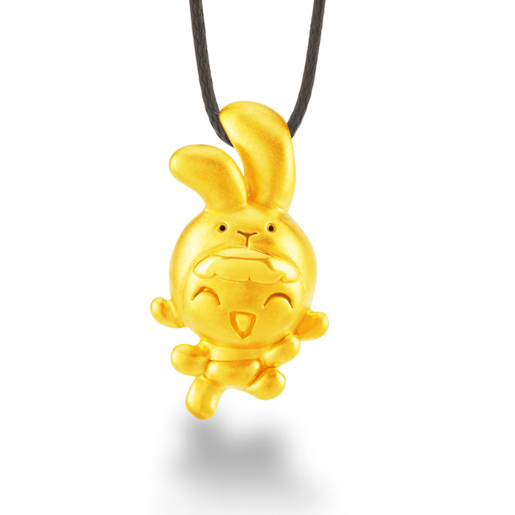 จี้ทอง เด็กใส่หมวกกระต่าย