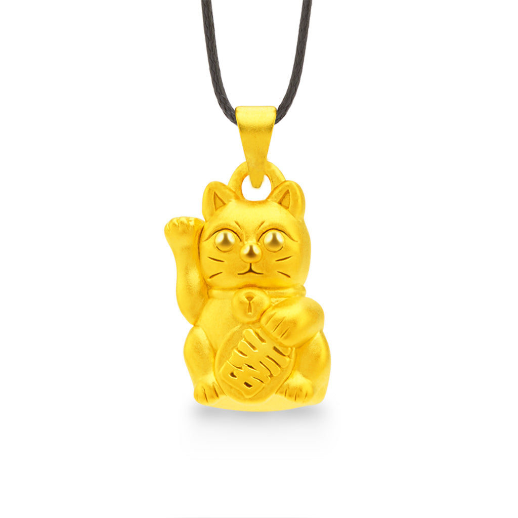 จี้ทอง แมวนำโชค