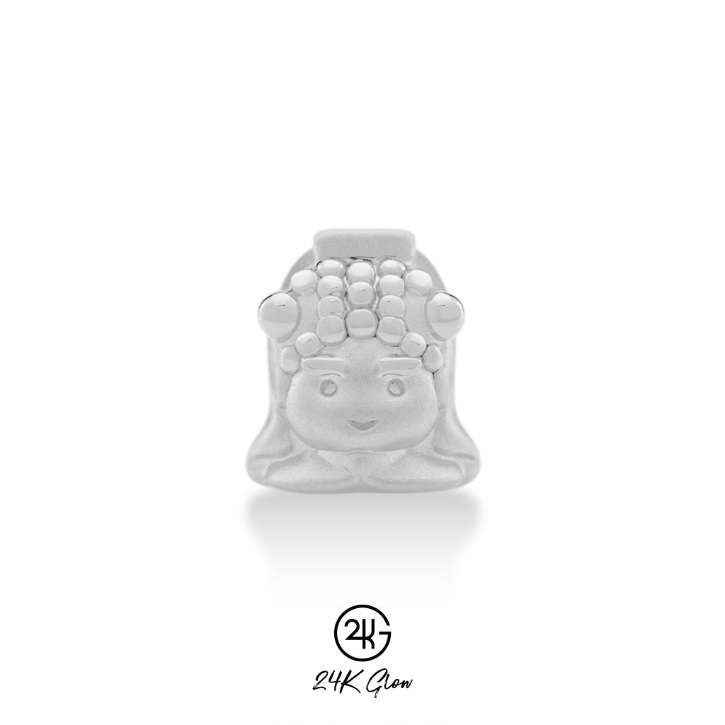 ชาร์มเงินชุบทองคำขาว เจ้าแม่ทับทิม